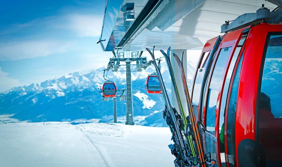 A state-of-the-art lift network ferries skiers to 233km of downhill runs (Getty Images/iStockphoto)