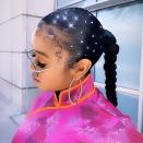 <p>The singer and songwriter wore an epic bedazzled sleek pony braid by stylist Nina Monique. This is one beauty look that was made to be seen over Instagram.</p><p><a href="https://www.instagram.com/p/CFYGdQLDeKH/?igshid=3djf3p2p99bk" rel="nofollow noopener" target="_blank" data-ylk="slk:See the original post on Instagram;elm:context_link;itc:0;sec:content-canvas" class="link ">See the original post on Instagram</a></p>