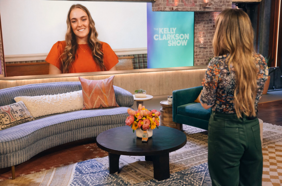 Lauren Schroeder appeared on "The Kelly Clarkson Show," and shared how and why she grew thousands of pound of produce.