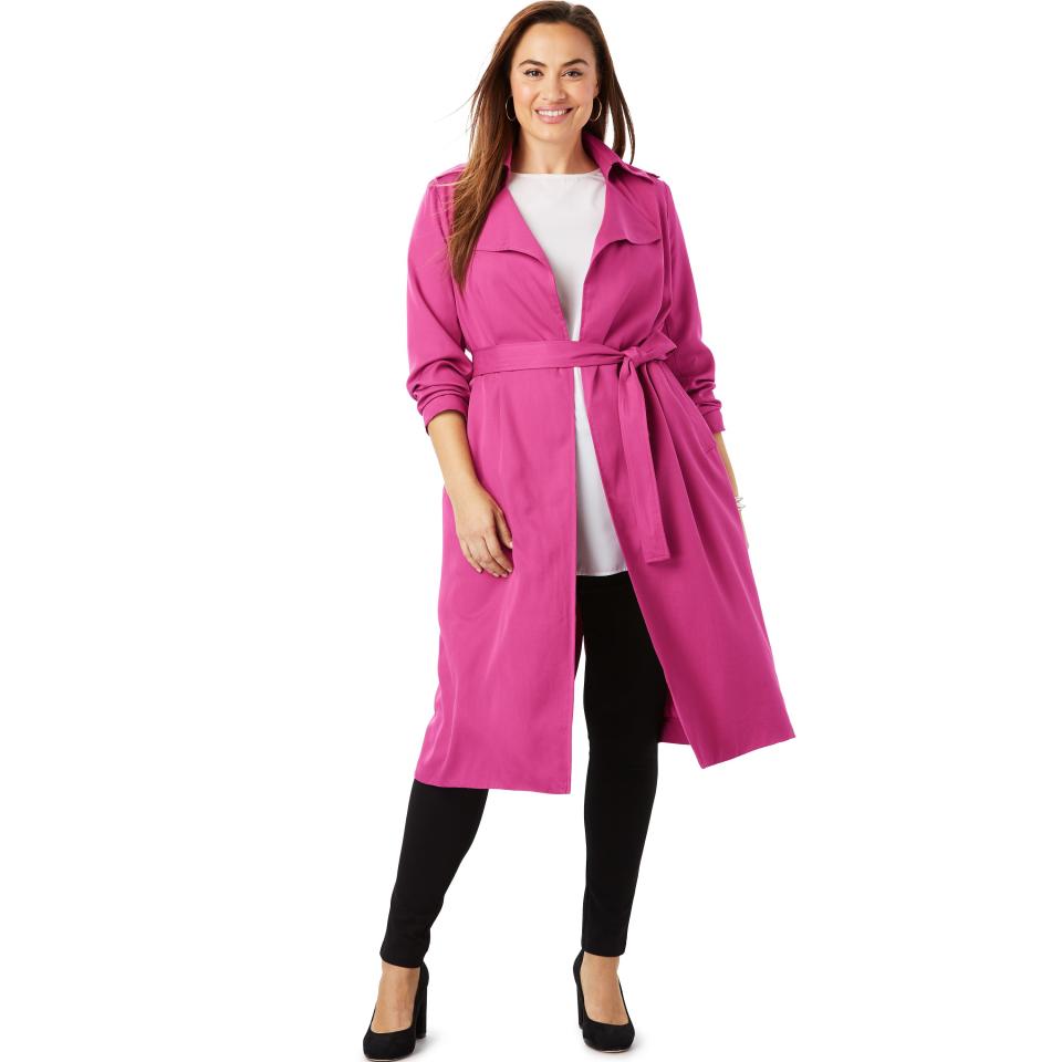 Lightweight Open Trench Coat