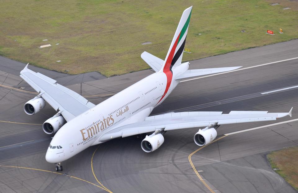 Teile eines stillgelegten A380 von Emirates werden aktuell versteigert. - Copyright: James D. Morgan via Gett Images