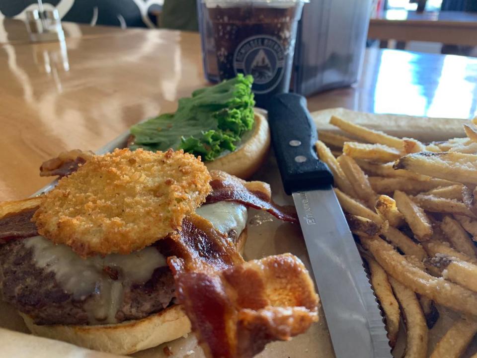 Ocmulgee Brewpub added the Juliette to its everyday menu after it won the Burger Week contest last year.