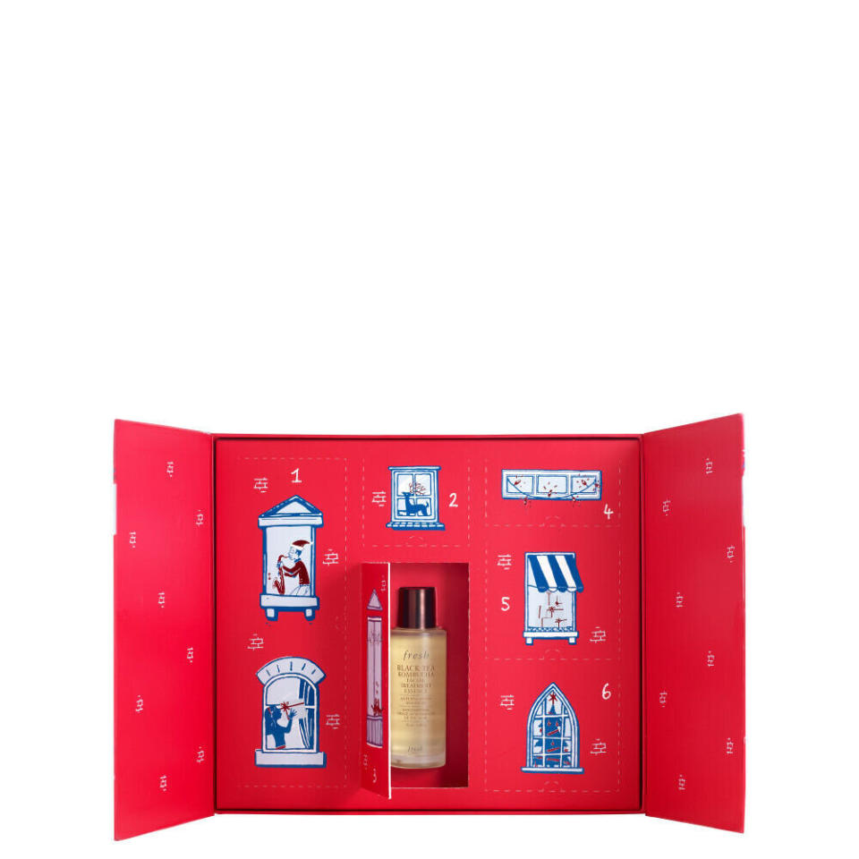 This six-piece set is valued at $144 and features cleanser, eye cream, a face mask and Fresh's famous Sugar advanced lip therapy, to name a few. &lt;br&gt;&lt;br&gt;<strong><a href="https://www.fresh.com/us/6-days-of-surprises-gift-set-H00005334.html" target="_blank" rel="noopener noreferrer">Get the Fresh 6 days of surprises gift set for $99</a>.</strong>
