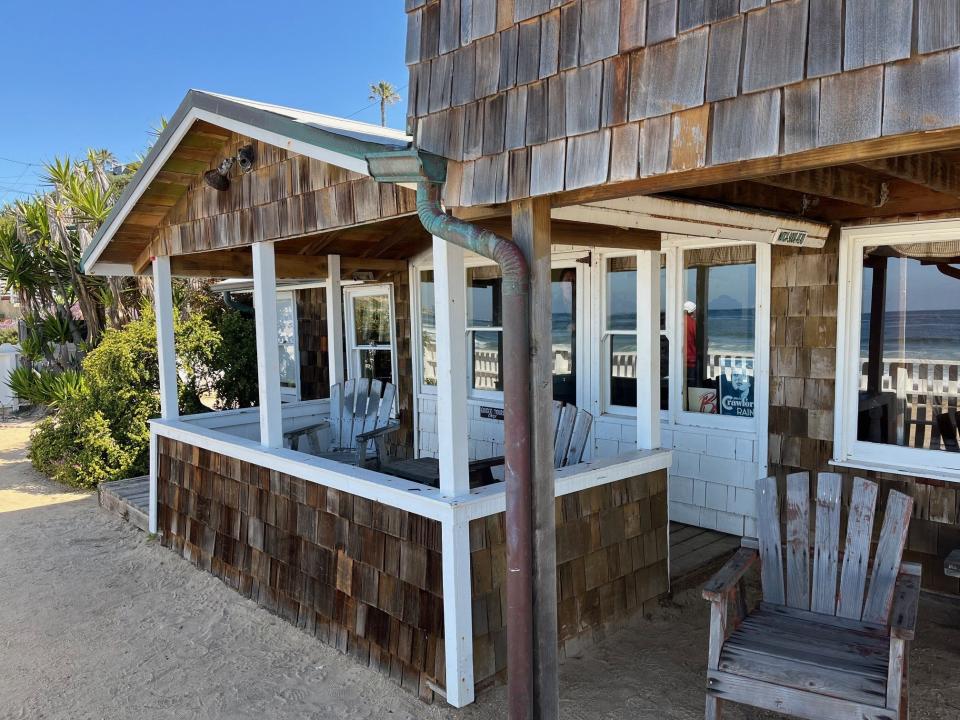 The cottage filmed in the movie "Beaches," at Crystal Cove State Park offers.