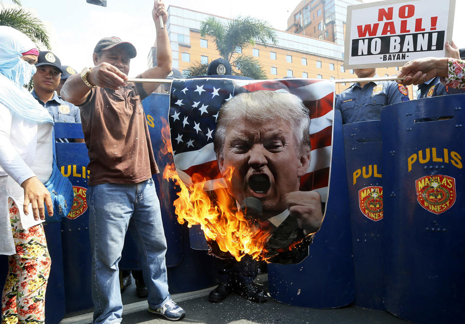 Donald Trump protest