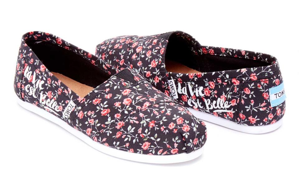 Floral Slip-on Shoes