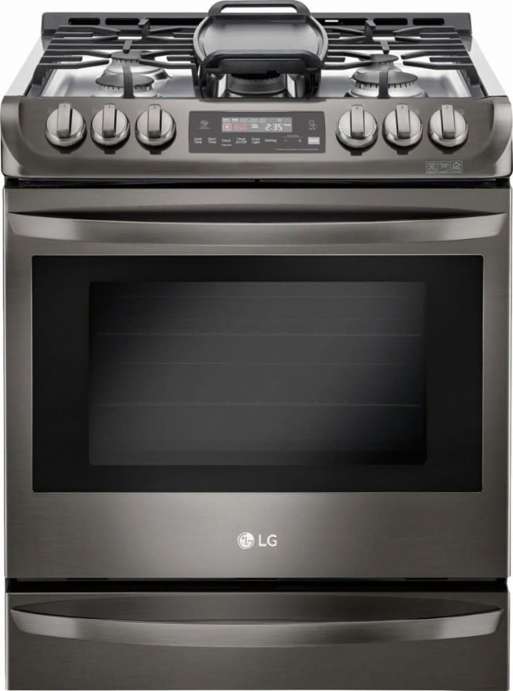 LG 6.3-cubic-foot self-cleaning slide-in gas convection range. (Photo: LG)