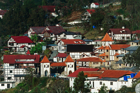 Looks like a German village, but it's actually in Venezuela - Credit: GETTY