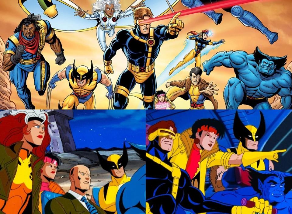 The roster from the 1992-97 X-Men: The Animated Series. 