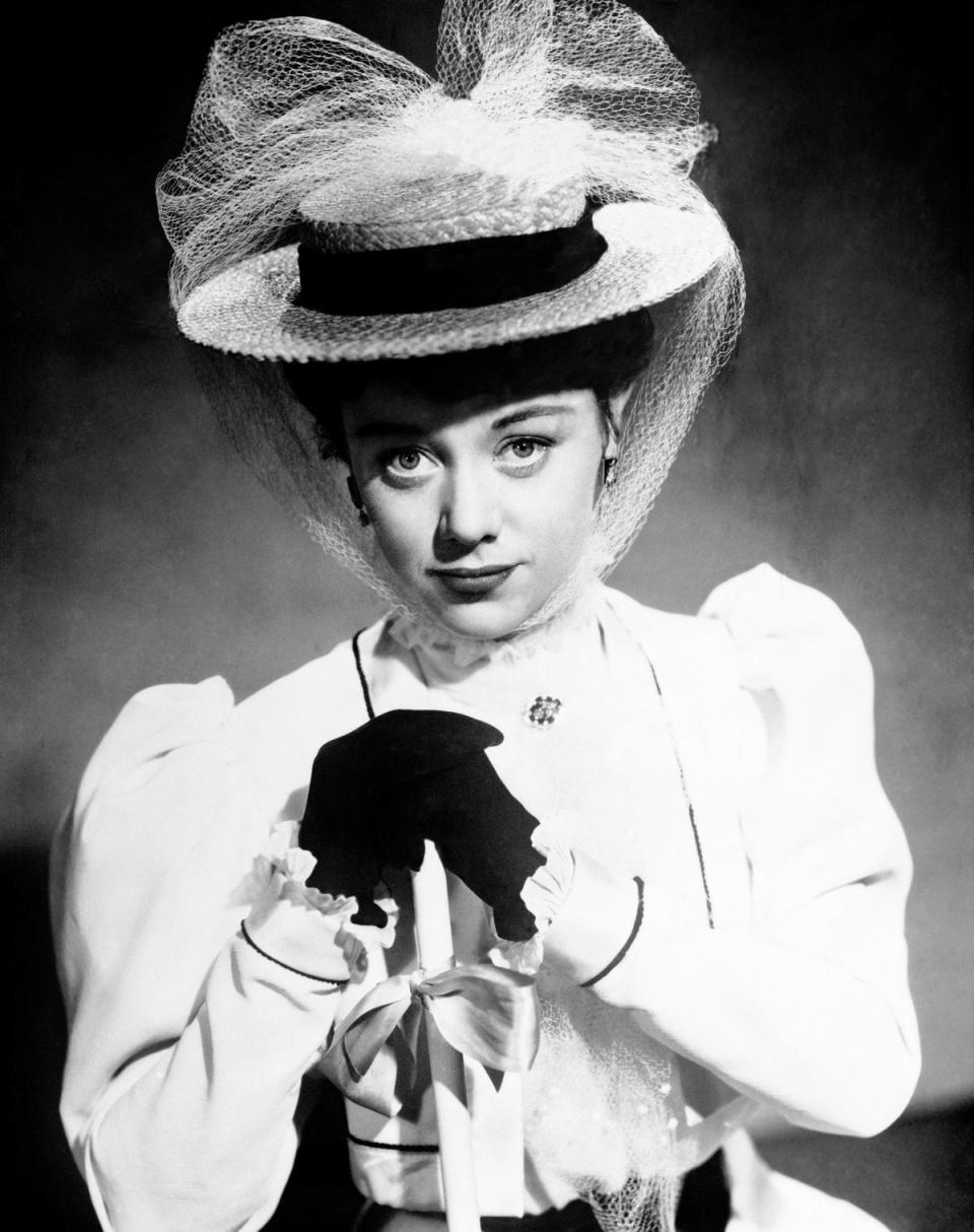 Glynis Johns pictured in her role in the 1951 film The Magic Box (PA)
