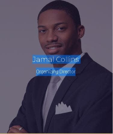 This image of Collins on the First Coast Leadership Foundation website has since been removed.