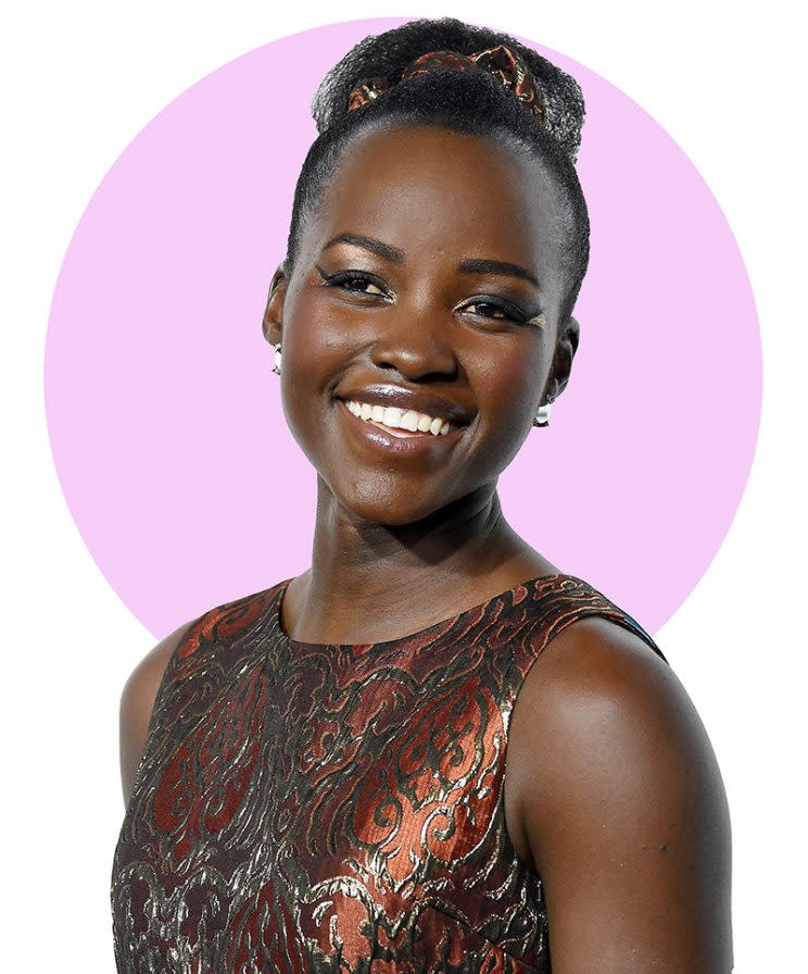 How we normally see Lupita. (Photo by Frazer Harrison/Getty Images )