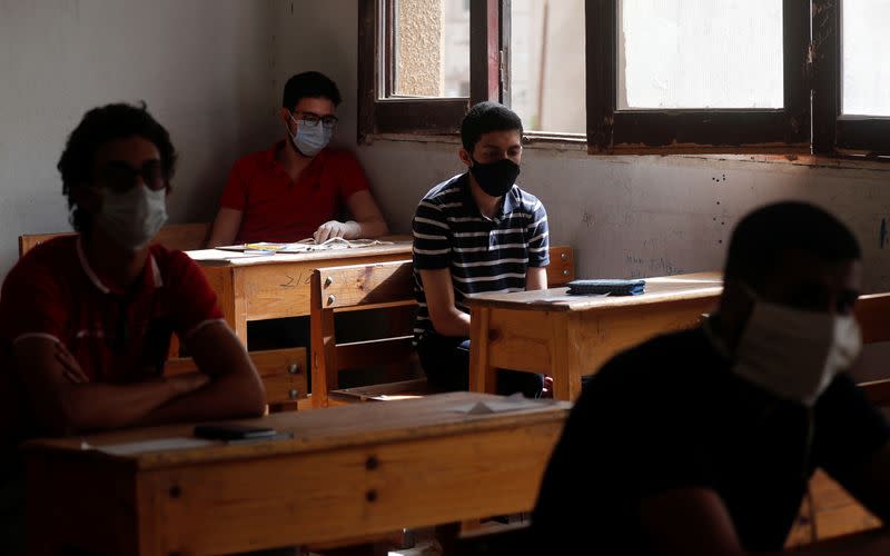 High school exams in Egypt