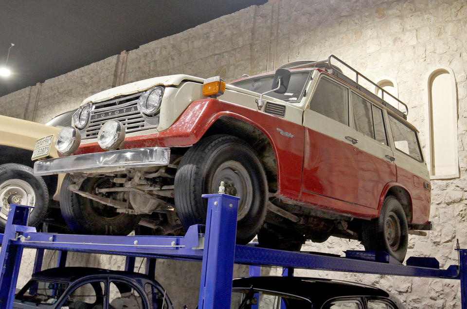 <p>The oldest Land Cruiser on display is this fourth-generation car, codenamed J50 by Toyota. Produced between 1967 and 1980, power was courtesy of a straight-six petrol engine, initially a 3.9-litre unit, then from 1975 a 4.2-litre powerplant was fitted.</p>
