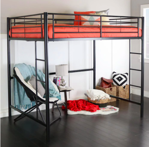 Manor Park Full-Size Premium Metal Loft Bed