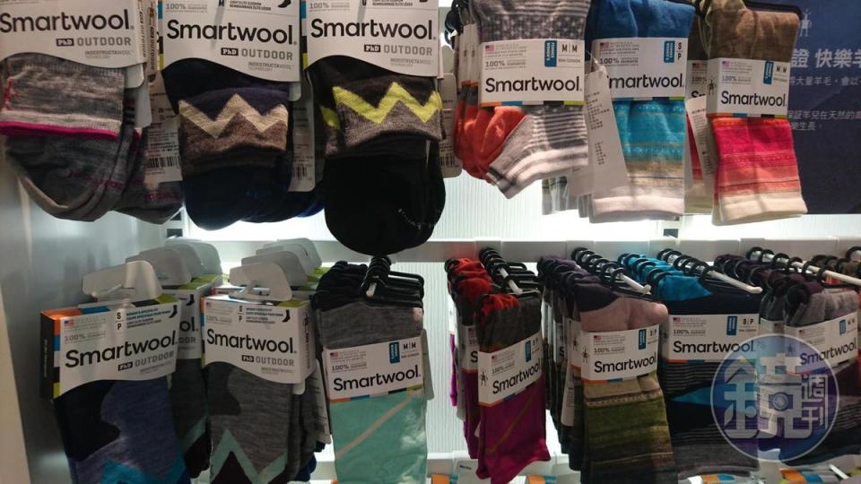 Smartwool登山羊毛襪，一向受山友喜愛。