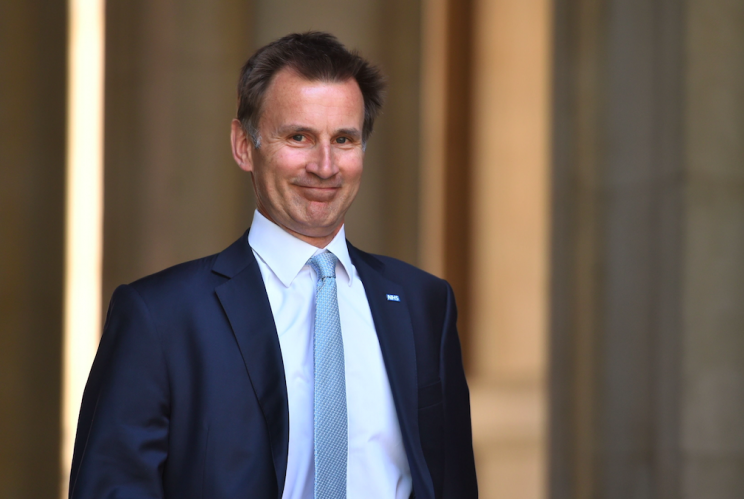 Health Secretary Jeremy Hunt earlier denied any cabinet split over the immigration issue (PA)