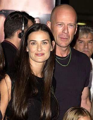 Demi Moore and Bruce Willis at the Westwood premiere of MGM's Bandits