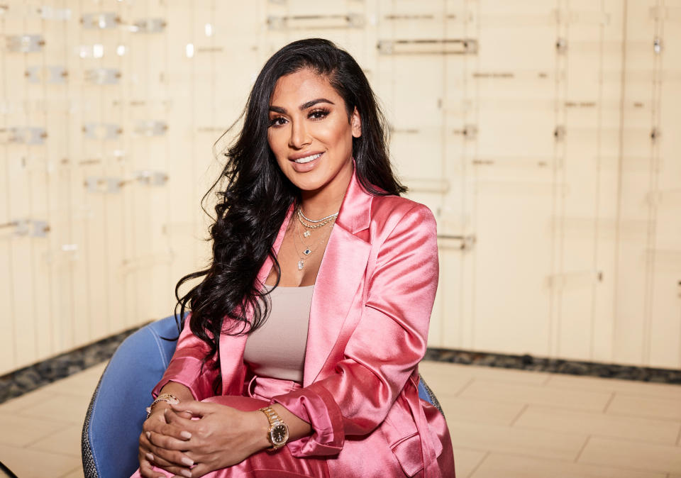 Huda Kattan poses for a portrait in New YorkHuda Kattan and Mona Kattan Portrait Session, New York, USA - 13 Jun 2018