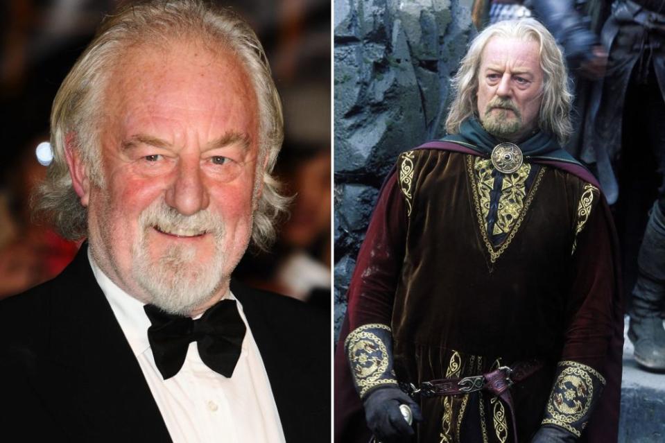 Bernard Hill played Theoden, King of Rohan in the “Lord of the Rings” trilogy’s second and final films.