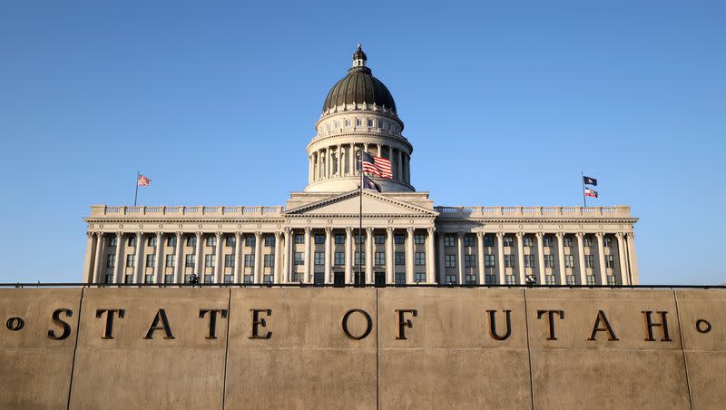 The Capitol is pictured in Salt Lake City on Monday, Jan. 29, 2024.