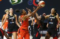 WNBA: Connecticut Sun at Las Vegas Aces