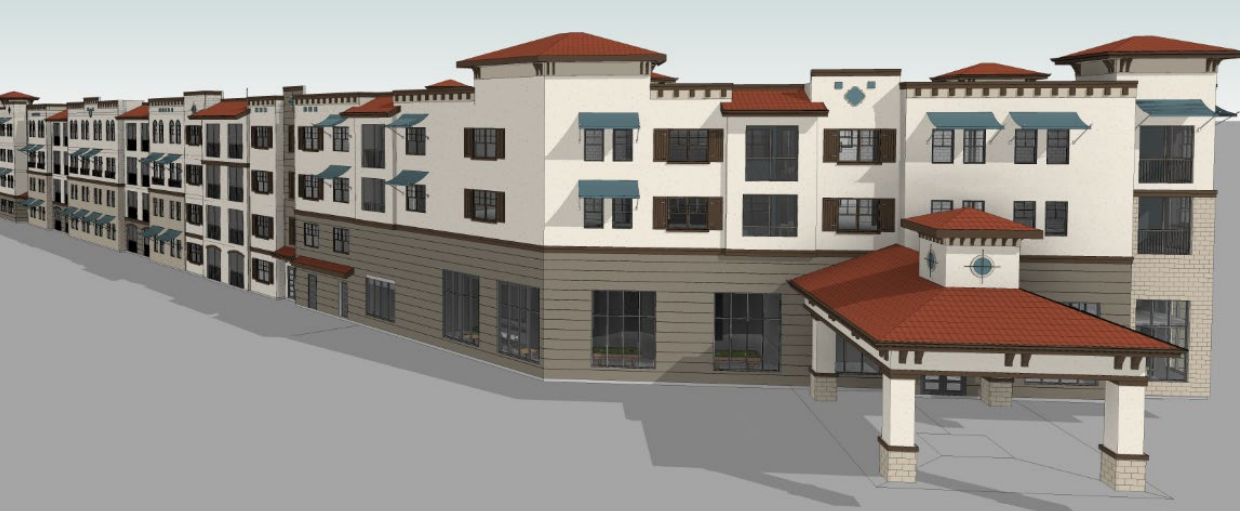 Site plan for Coconut Pointe Residences in Estero.