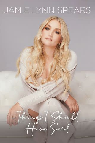 Courtesy Hachette Book Group The cover of Jamie Lynn Spears' memoir 'Things I Should Have Said'