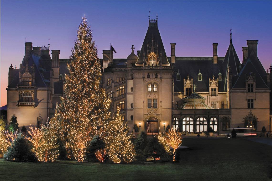 Spring and Christmas are the peak visiting times at The Biltmore Estate, a remarkable French Renaissance castle built by George Vanderbilt in 1890 in Asheville. 
