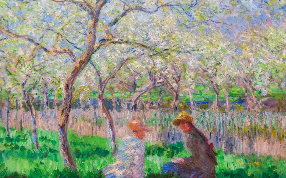 Springtime, 1886 by Claude Monet, held at the Fitzwilliam Museum in Cambridge