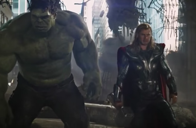 The Incredible Hulk and the Mighty Thor in 