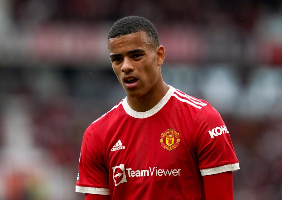 Manchester United forward Mason Greenwood remains on bail after being questioned over the alleged rape and assault of a young woman (Martin Rickett/PA) (PA Wire)