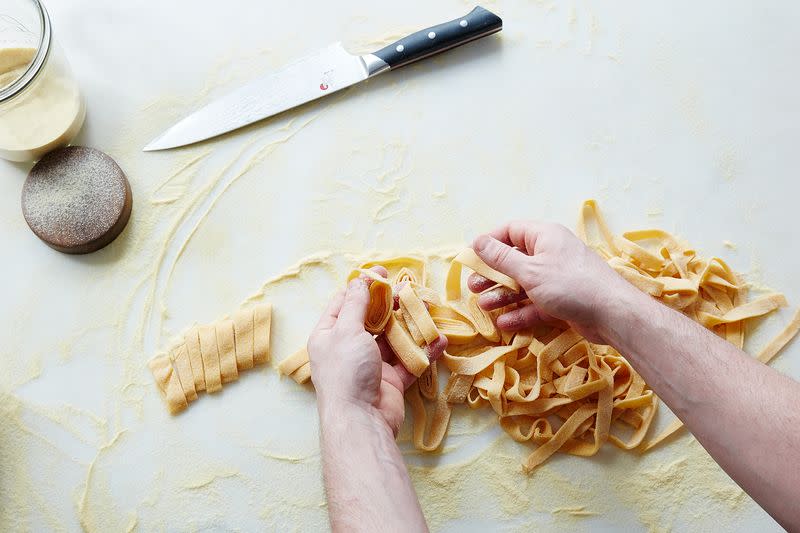 Homemade pasta dough