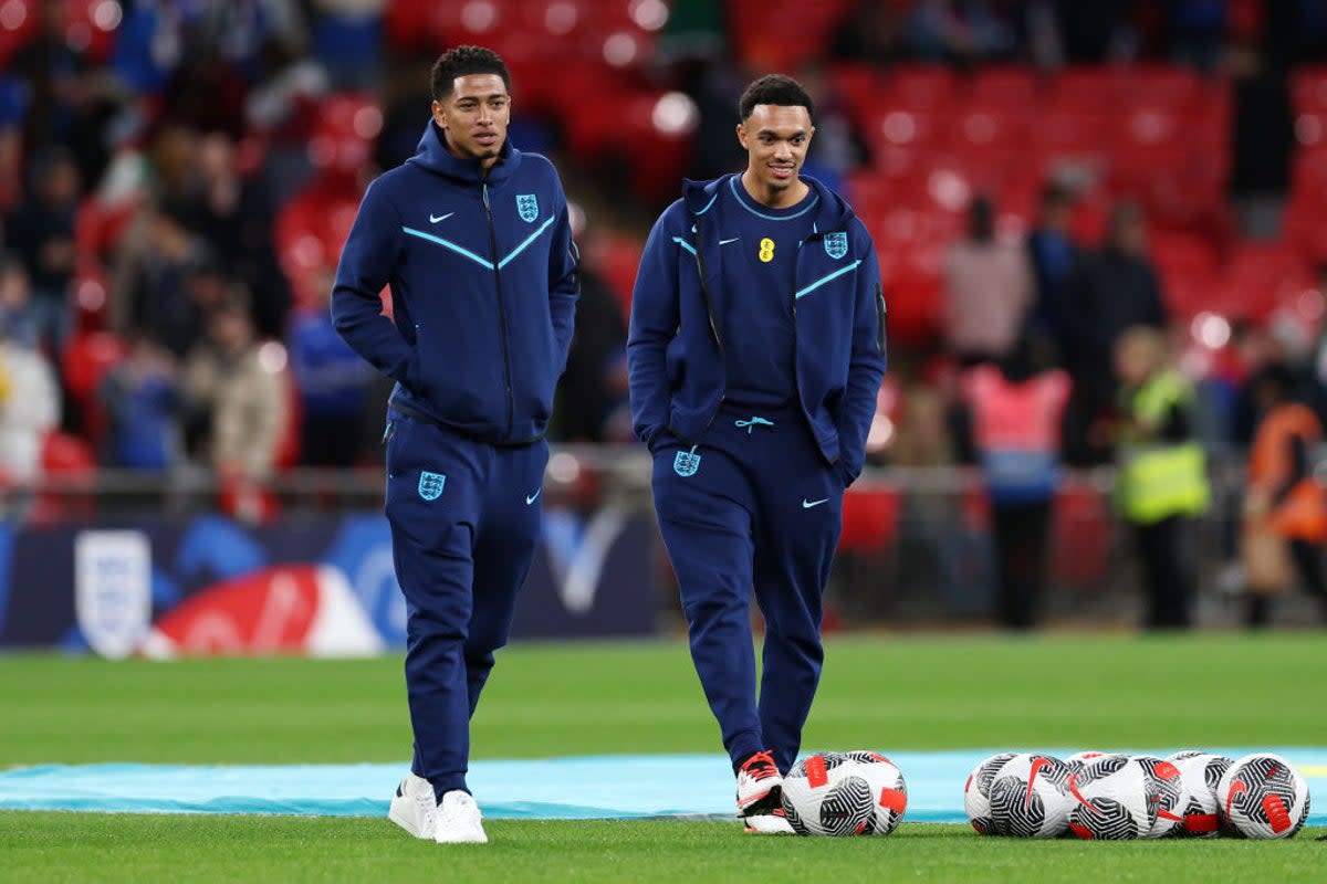 Jude Bellingham and Trent Alexander-Arnold could yet line up together in midfield (Getty Images)