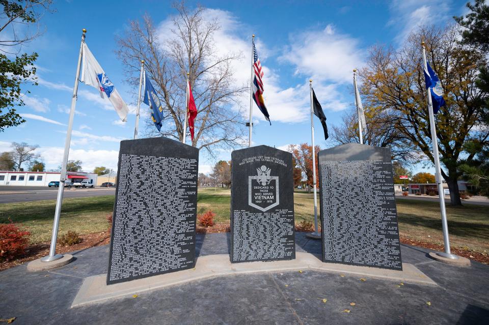 The Colorado Vietnam War Memorial at Dundee Park in Pueblo.