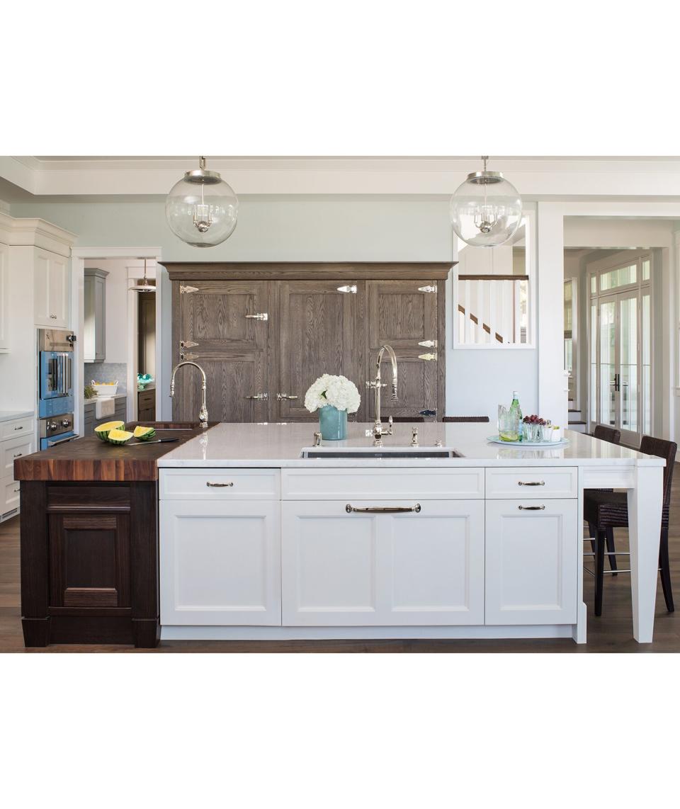 Double Sink Kitchen Island