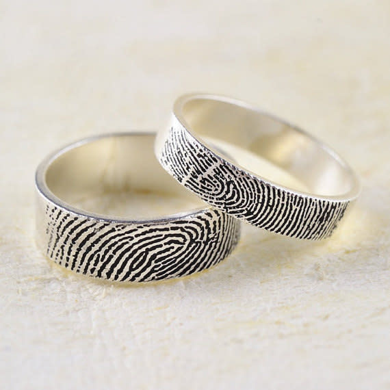 <i>You can buy engraved fingerprint rings for a reasonable price [Photo: Etsy]</i>