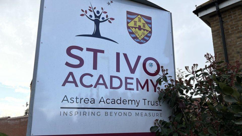 St Ivo Academy sign