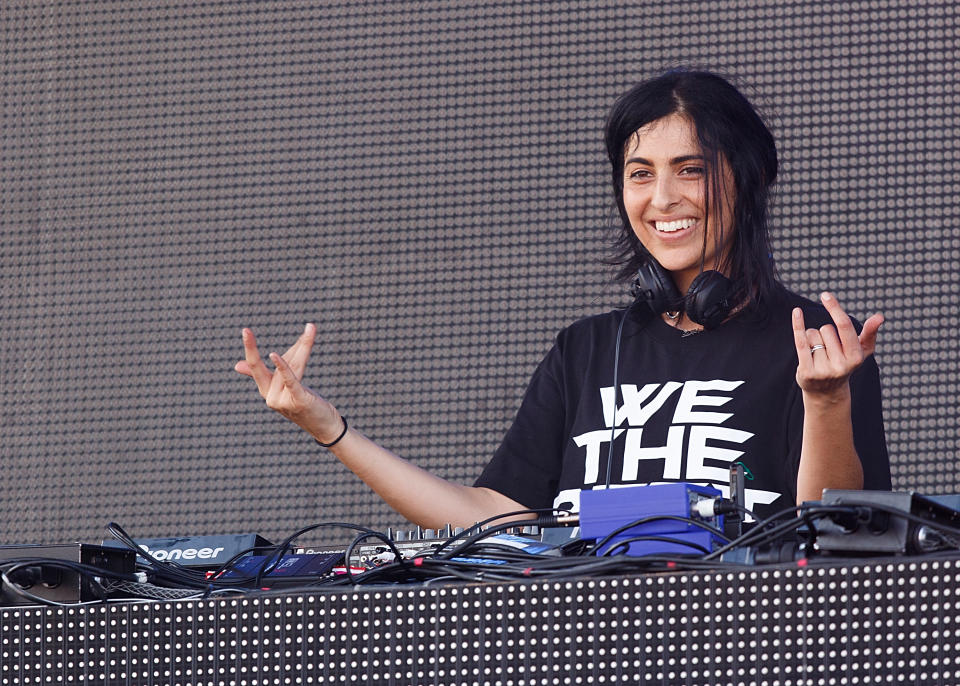 SURREY, BC - JULY 03:  Musical artist Anna Lunoe performs onstage during day 2 of FVDED In The Park at Holland Park on July 3, 2016 in Surrey, Canada.  (Photo by Andrew Chin/Getty Images)