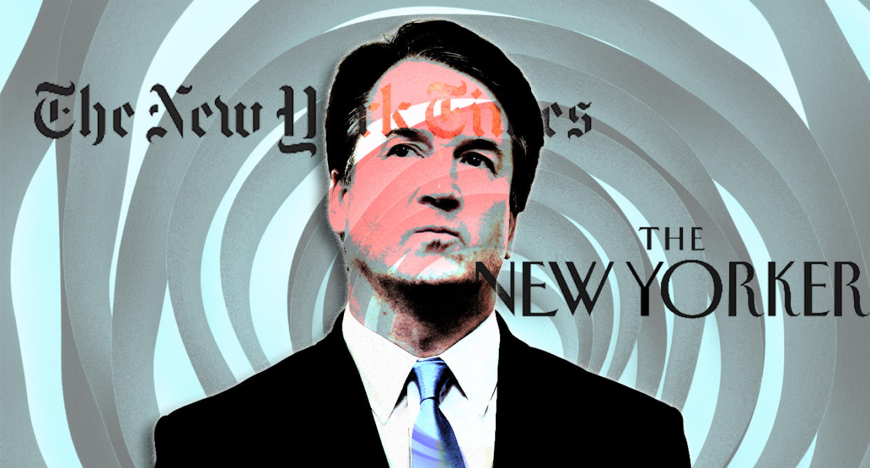 Supreme Court Justice Brett Kavanaugh. (Photo illustration: Yahoo News; photo: Susan Walsh/AP) 