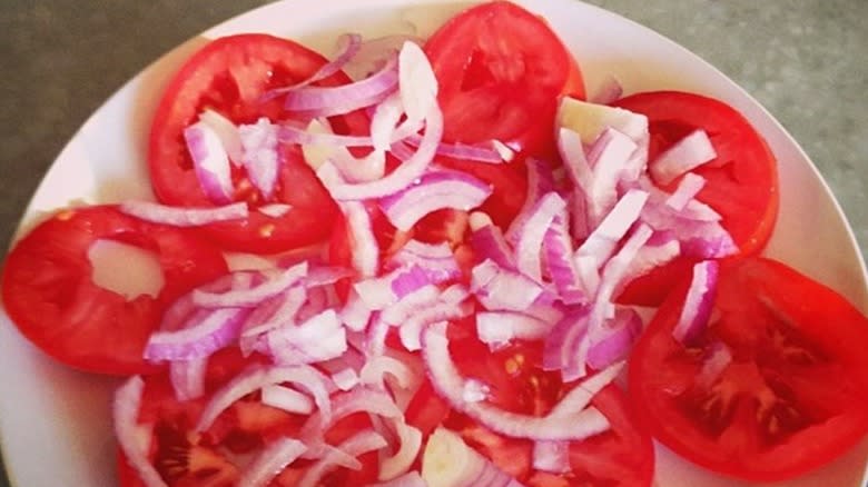 Beefsteak Tomato Salad at Morton's