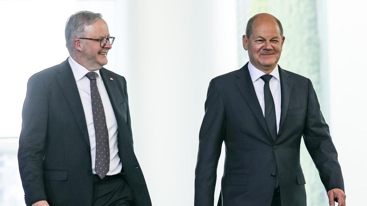 Scholz Receives Australian Prime Minister Anthony Albenese