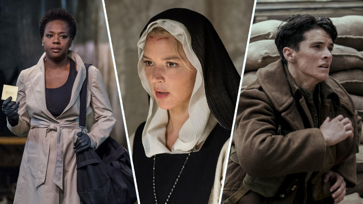 What to watch: Widows, Benedetta, and Dunkirk are all new to streaming this weekend. (20th Century Fox/Mubi/Warner Bros.)