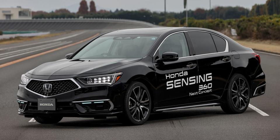 honda sensing 360 test vehicle