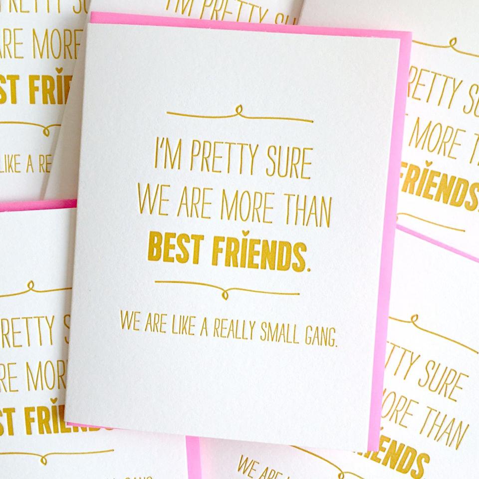 Show your BFF a little more love on the 14th with our favorite picks for Valentine’s Day gifts for friends.