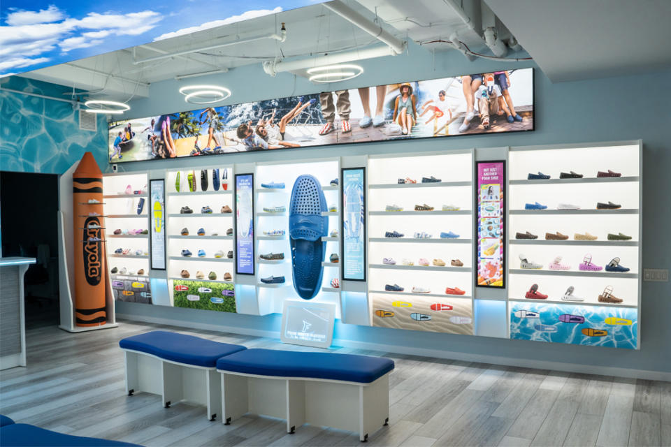 Floafers opened its first concept store in Bell Works in Holmdel, N.J. - Credit: Courtesy of Floafers