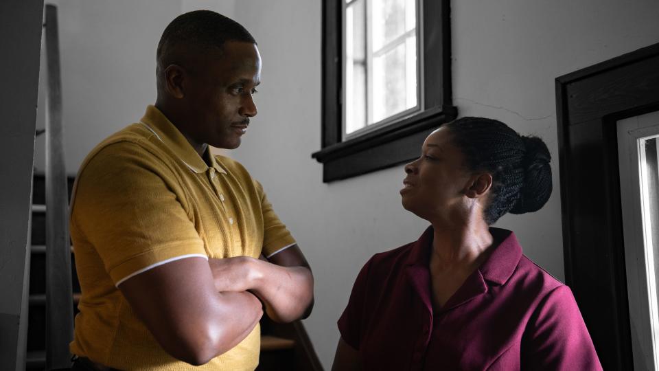 Alan Tyson, left, and Lori A. Lindsey star in the Actors’ Theatre of Columbus production of "A Raisin in the Sun," which runs Thursdays-Sundays through Sept. 3.