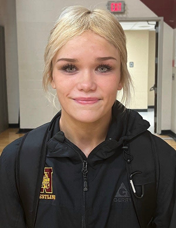 Westerville North senior Melania Szawranskyj was 14-2 after finishing second at 130 pounds in the Heart of Ohio Invitational on Sunday at Mechanicsburg. She's seeking a third consecutive state tournament berth.