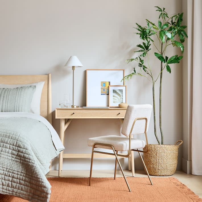 <p><a href="https://go.redirectingat.com?id=74968X1596630&url=https%3A%2F%2Fwww.westelm.com%2Fproducts%2Fmid-century-mini-desk-acorn-h833&sref=https%3A%2F%2Fwww.cosmopolitan.com%2Flifestyle%2Fg61588112%2Fsmall-space-desk%2F" rel="nofollow noopener" target="_blank" data-ylk="slk:Shop Now;elm:context_link;itc:0;sec:content-canvas" class="link rapid-noclick-resp">Shop Now</a></p><p>Mid-Century Mini Desk </p><p>westelm.com</p><p>$399.20</p>