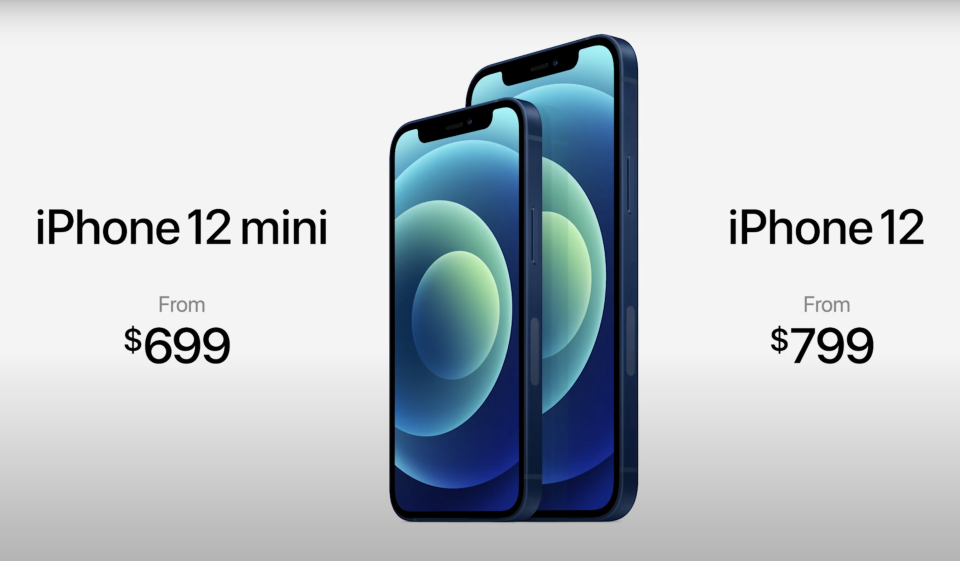 Apple's new iPhone 12. (Image: Apple)